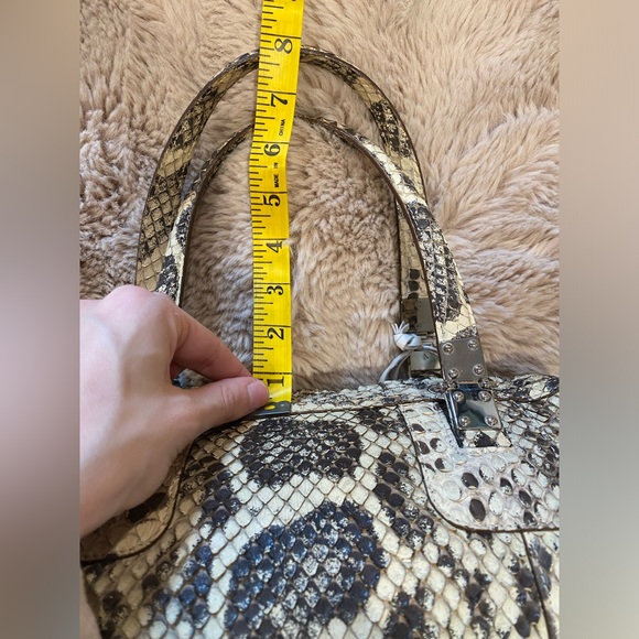 Balenciaga Paris designer GENTLY USED python snakeskin handlebag OS - Picture 11 of 17